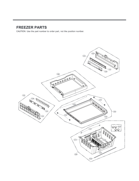 Freezer parts