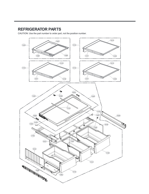 Refrigerator parts