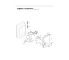 LG LMXS30786S/00 ice maker & ice bin parts diagram