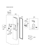 Freezer door parts