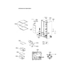 LG LRSXC2306S/00 refrigerator compartment parts diagram