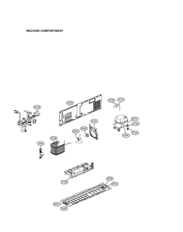 Machine compartment parts
