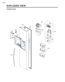 Freezer door parts