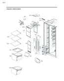 Freezer compartment parts
