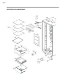 Refrigerator compartment parts