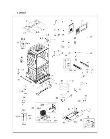 Cabinet parts