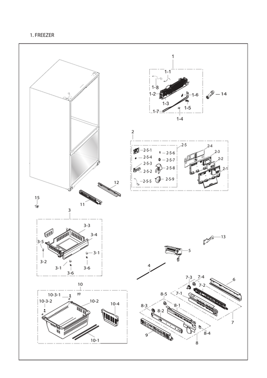 Freezer parts