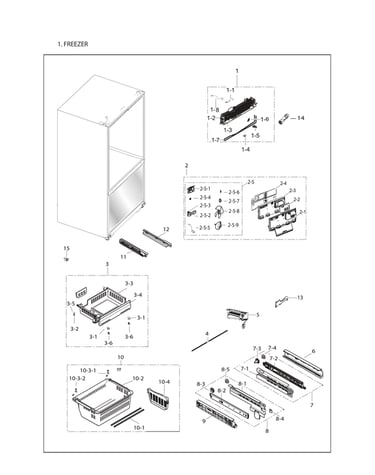 Freezer parts