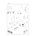 Samsung RF265BEAESR/AA-01 cabinet parts diagram