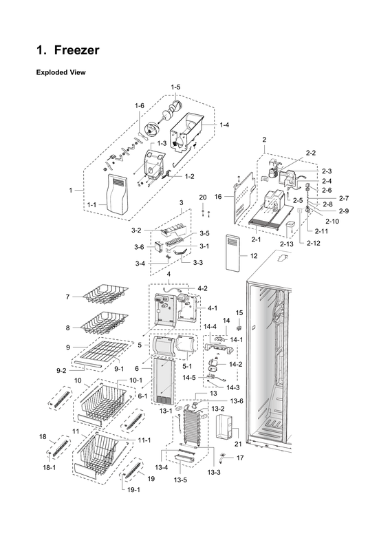 Freezer parts
