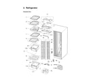 Samsung RS2630W/XAA-00 refrigerator parts diagram