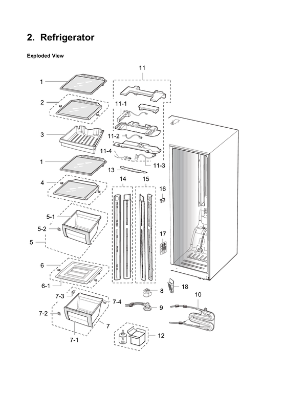 Refrigerator parts