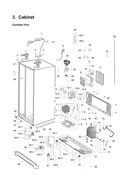 Cabinet parts