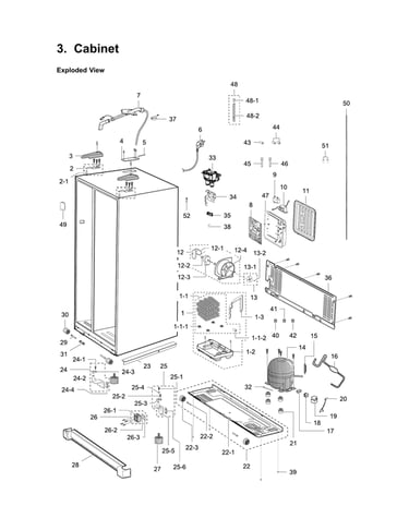 Cabinet parts