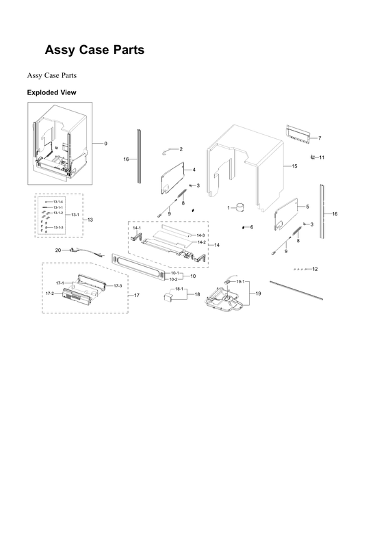 Case parts assy