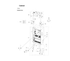 Samsung RF24BB6900AC/AA-00 cabinet parts diagram