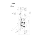 Samsung RF24BB6900AW/AA-00 cabinet parts diagram