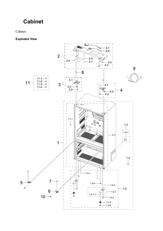 Cabinet parts