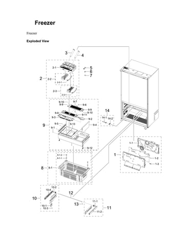 Freezer parts