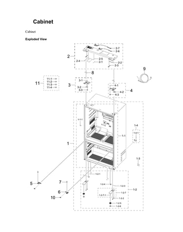 Cabinet parts