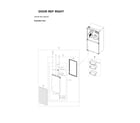 Samsung RF23A967512/AA-00 right refrigerator door diagram