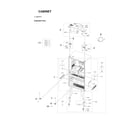 Samsung RF23BB8900AW/AA-00 cabinet diagram