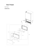 Freezer door parts