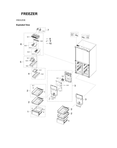 Freezer parts
