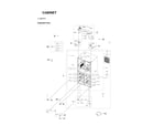 Samsung RF29A967512/AA-00 cabinet parts diagram