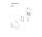 Samsung RF29A967512/AA-00 left freezer door parts diagram