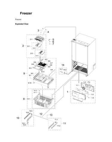 Freezer parts