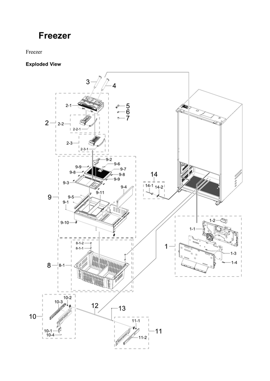 Freezer parts