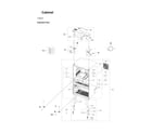 Samsung RF29BB820012/AA-00 cabinet parts diagram