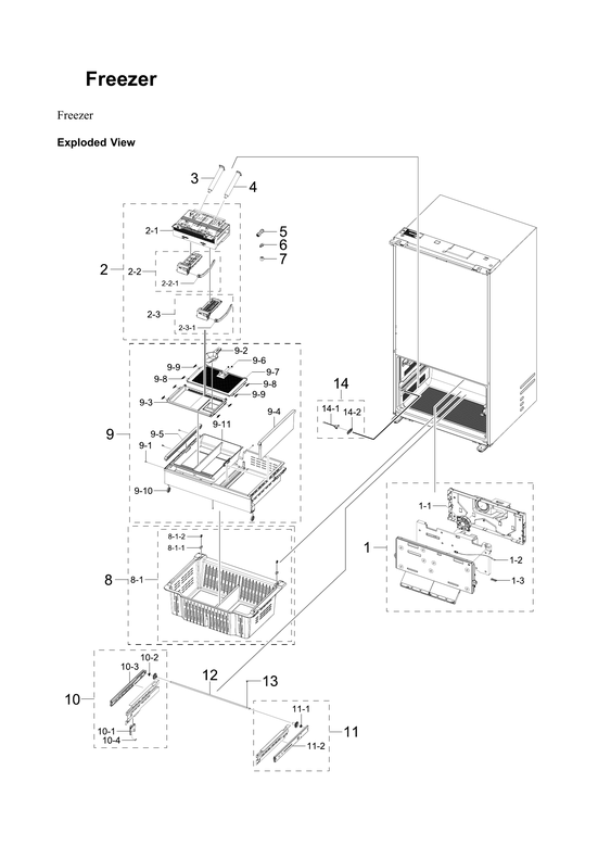 Freezer parts