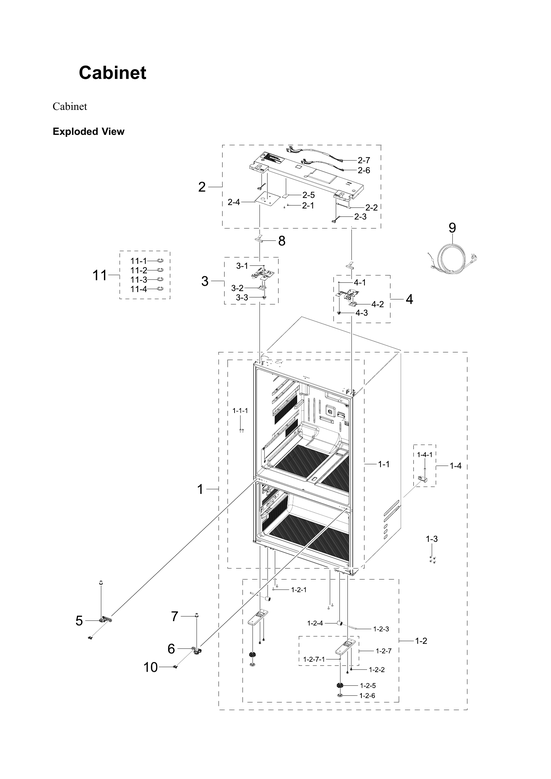 Cabinet parts