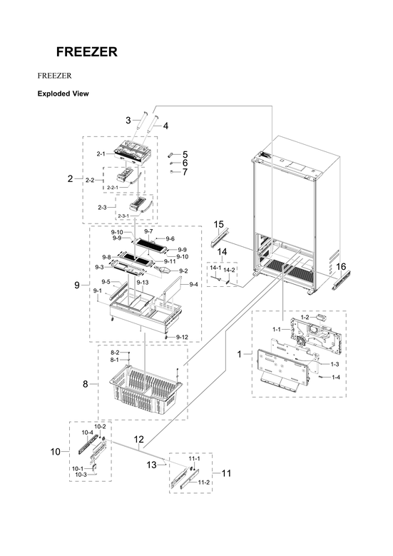 Freezer parts