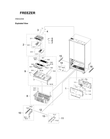 Freezer parts