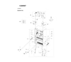 Samsung RF23BB8900AC/AA-00 cabinet parts diagram