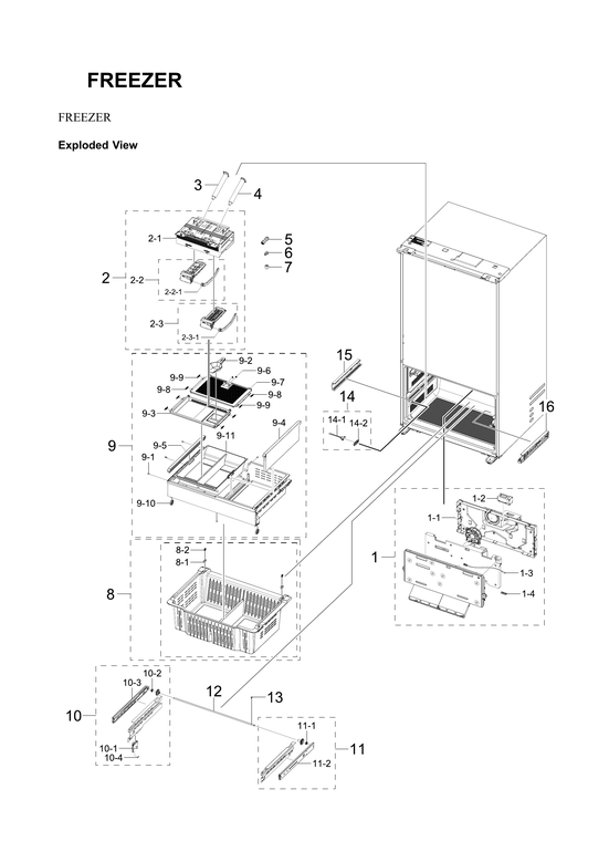 Freezer parts