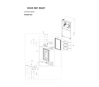Samsung RF29BB8900AC/AA-00 right refrigerator door parts diagram