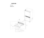 Samsung RF29BB8900AC/AA-00 mid door parts diagram