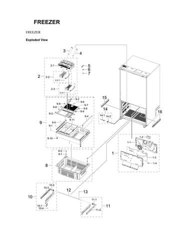 Freezer parts