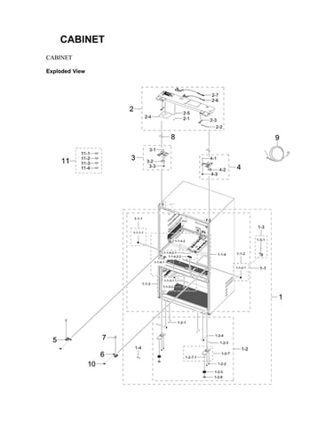 Cabinet parts