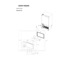 Samsung RF29BB8900AW/AA-00 freezer door parts diagram