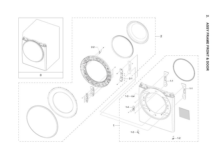 FRONT FRAME & DOOR ASSY