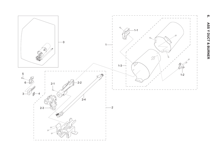 DUCT & BURNER ASSY