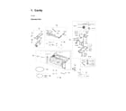 Samsung ME11A7510DG/AA-00 cavity parts assy diagram