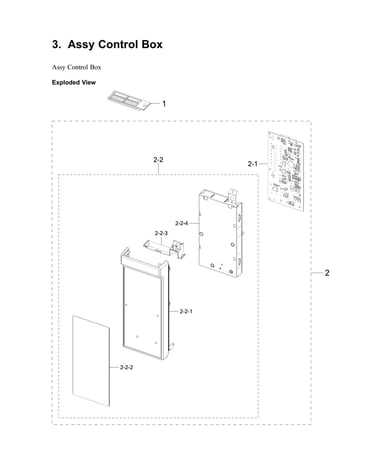 Control box assy