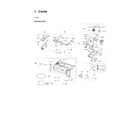 Samsung ME11A7710DG/AA-00 cavity assy diagram