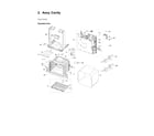 Samsung NE63B8211SS/AA-00 cavity assy diagram